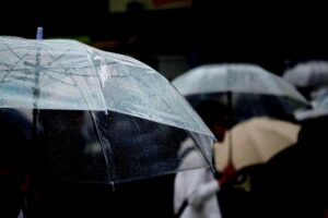 雨の日の都会