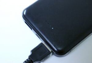 充電が切れそうなモバイルバッテリー